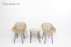 Plastic Rattan Sofa Set for Garden and Patio-CH5239A