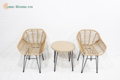 Plastic Rattan Sofa Set for Garden and Patio-CH5239A