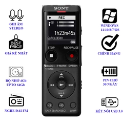 Máy Ghi Âm Sony ICD - UX570VN 4Gb