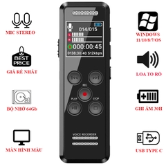 Máy Ghi Âm SUNTECH V61- 64Gb