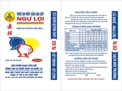 BAO THỨC ĂN THỨC ĂN THỦY SẢN NGƯ LỢI 25KG