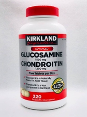 Viên uống Glucosamin HCL 1500mg With MSM 1500mg glucosamine Kirkland 375 Viên- Mẫu Mới nắp đỏ
