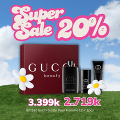 GiftSet Gucci Guilty Pour Homme EDP 3pcs