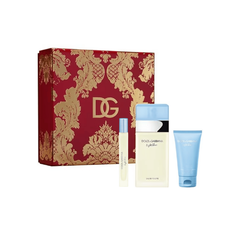 Giftset Nước hoa Dolce & Gabbana Light Blue EDT 3pcs ( 100ML + 10ML + Lotion 50ML)