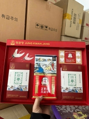 SET quà cao cấp và hot nhất hàng chính phủ Hộp quà tết hồng sâm KGC Jung Kwan Jang 