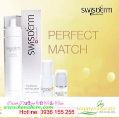 SWISDERM HYDRATING TONING LOTION- COMBO 200ml và 60ml