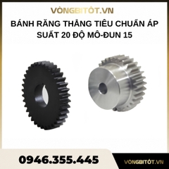 Bánh răng thẳng tiêu chuẩn áp suất 20 độ mô-đun 15