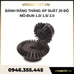 Bánh răng thẳng áp suất 20 độ mô-đun 1.0/ 1.5/ 2.0