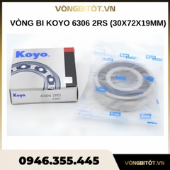 Vòng bi KOYO 6306 2RS (30x72x19mm)