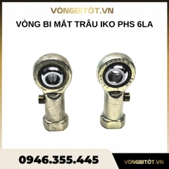 Vòng bi mắt trâu 6 mm ren trong, ren trái M6x1 IKO PHS 6LA