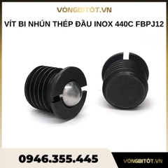 Vít bi nhún thép đầu inox 440C FBPJ12