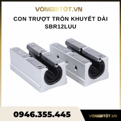Con trượt tròn dài SBR12LUU (Con trượt tròn Ф12)
