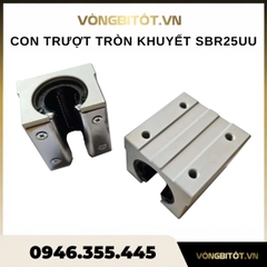 Con trượt tròn khuyết SBR25UU