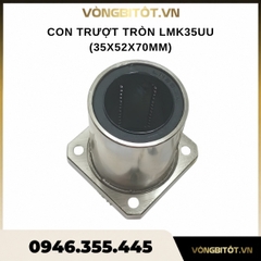 Con trượt tròn có đầu chặn LMK35UU, LMK35LUU