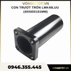 Con trượt tròn LMK40UU, LMK40LUU (Mặt bích vuông phi 40)