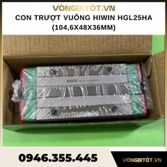 Con trượt vuông HIWIN HGL25HA (104,6 x 48 x 36mm)