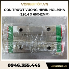 Con trượt vuông HIWIN HGL30HA (120,4 x 60x42mm)
