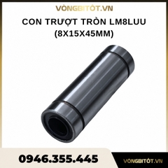 Con trượt tròn LM8LUU (8x15x45mm)