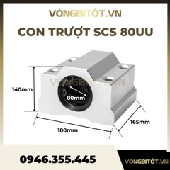 Con Trượt Tròn SCS80UU (Hộp Kín Ф80)