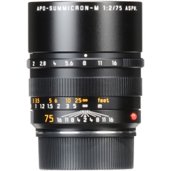 Ống kính Leica APO-Summicron-M 75mm f/2 ASPH Black. Lens (Leica M)