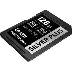Thẻ nhớ SD Lexar 128GB Professional SILVER PLUS UHS-I V30 205MB/s