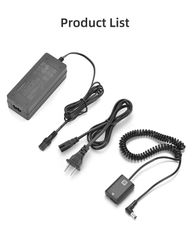 Bộ pin giả KingMa NP-FW50 với Bộ chuyển đổi nguồn điện EU plug Power adapter
