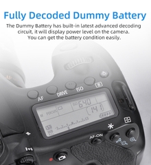 Bộ pin giả KingMa NP-FW50 với Bộ chuyển đổi nguồn điện EU plug Power adapter