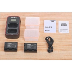 Bộ sạc đôi và 2 pin KingMa NP-FZ100