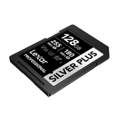 Thẻ nhớ Lexar Professional Silver Plus SDXC UHS-I V30 128GB 255MB/s 180MB/s | Chính Hãng