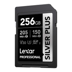 Thẻ Nhớ Lexar SDXC 256GB Silver Plus 205MB/s 150MB/s | Chính Hãng