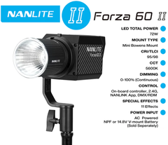 Đèn led LED NanLite Forza 60B II (Chính Hãng)