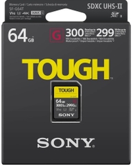 Thẻ nhớ Sony SF-G Tough UHS-II SDHC 64GB (Chính Hãng)