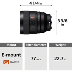 Ống Kính Sony FE 85mm F1.4 GM II | Chính Hãng