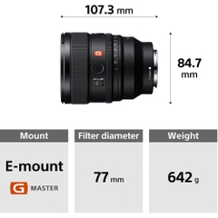 Ống Kính Sony FE 85mm F1.4 GM II | Chính Hãng