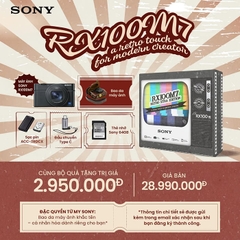 Bộ sản phẩm Sony RX100 Mark VII Retro Xtra Edition | Chính hãng