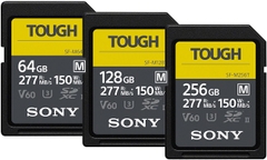 Thẻ nhớ Sony TOUGH 256Gb 277Mb/150Mb SF-M SDXC II (Chính Hãng)