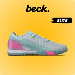 Giày Bóng Đá Mercurial Vapor 16 Elite Xám Xanh Vạch Hồng Cổ Lửng HQ TF
