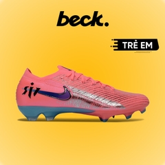 Giày Bóng Đá Trẻ Em Nike Mercurial Vapor 16 Elite Vini JR Hồng Xám Cổ Lửng FG