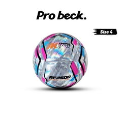 Quả Bóng Đá AKpro AF2500 Số 4 - Bạc Xanh Hồng