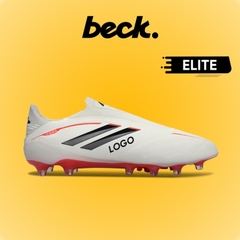 Giày Bóng Đá Copa Pure 4 Elite LL Trắng Đỏ Vạch Xám Không Dây HQ FG