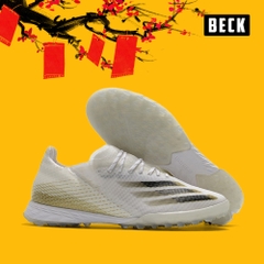 Giày Bóng Đá Adidas X Ghosted.1 Trắng Vạch Đen TF