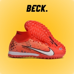 Giày Bóng Đá Nike Mercurial Superfly 9 Elite MDS Đỏ Cam Cổ Cao TF