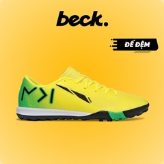 Giày Bóng Đá Mercurial Vapor 16 Academy Đế Đệm Mbappe Vàng Xanh Lá TF