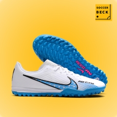 Giày Bóng Đá TQ Nike Mercurial Vapor 15 Academy Trắng Vạch Xanh Biển V2 TF