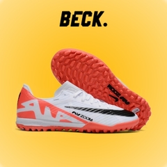 Giày Bóng Đá Mercurial Vapor 15 Academy Air Trắng Gót Đỏ Cam V2 TF
