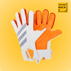 Găng Tay Adidas Predator Freak 2022 Pro Ultimate Trắng Cam HQ ( Không Xương )