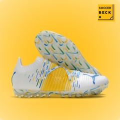 Giày Bóng Đá Puma Future Z 1.1 Neymar Copa America Trắng Vàng Cổ Lửng MG