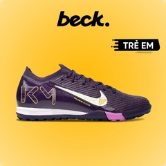 Giày Bóng Đá Trẻ Em Nike Mercurial Vapor 16 Elite Mbappe Tím Cổ Lửng HQ TF