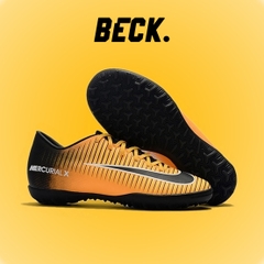 Giày Bóng Đá Nike Mercurial Vic 6 Vàng Đen Lưỡi Gà Liền TF