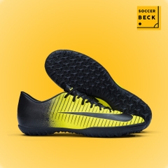 Giày Bóng Đá Nike Mercurial Vic 6 Nõn Chuối Đen  Lưỡi Gà Liền TF